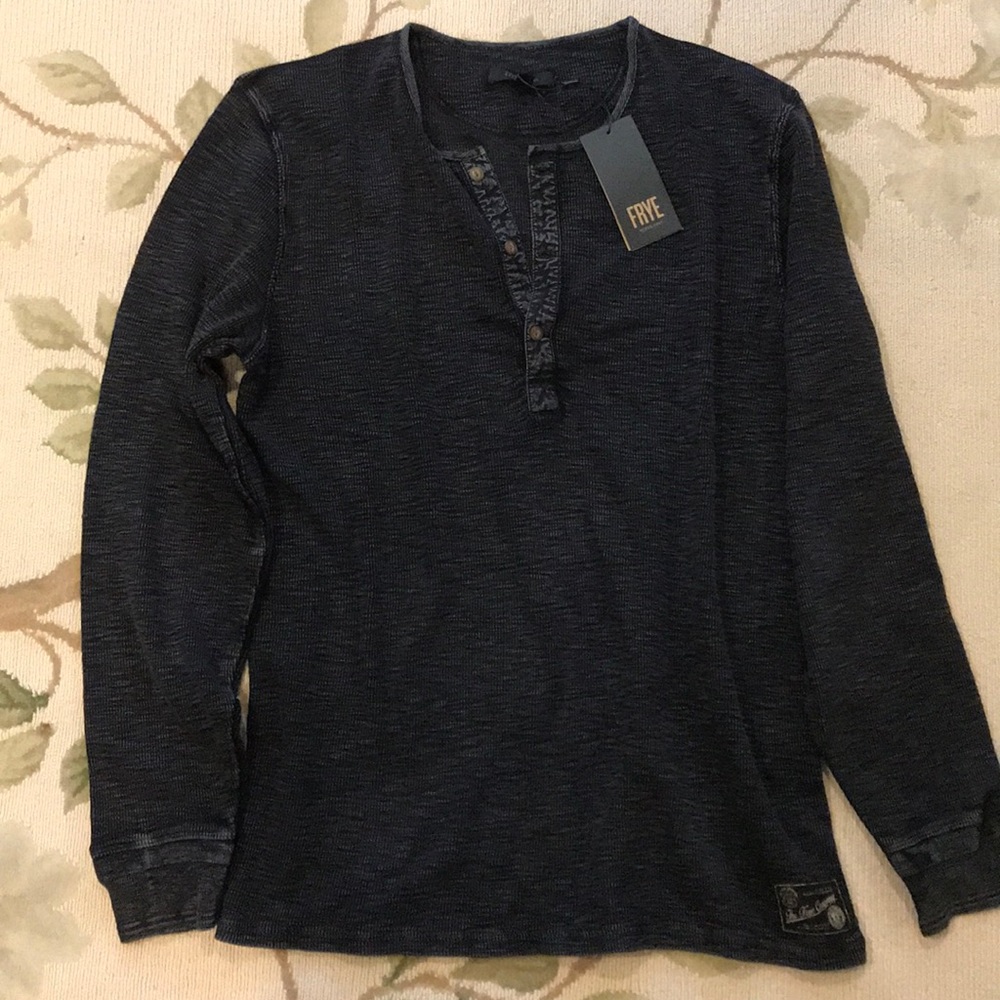 Men’s long sleeve thermal Henley